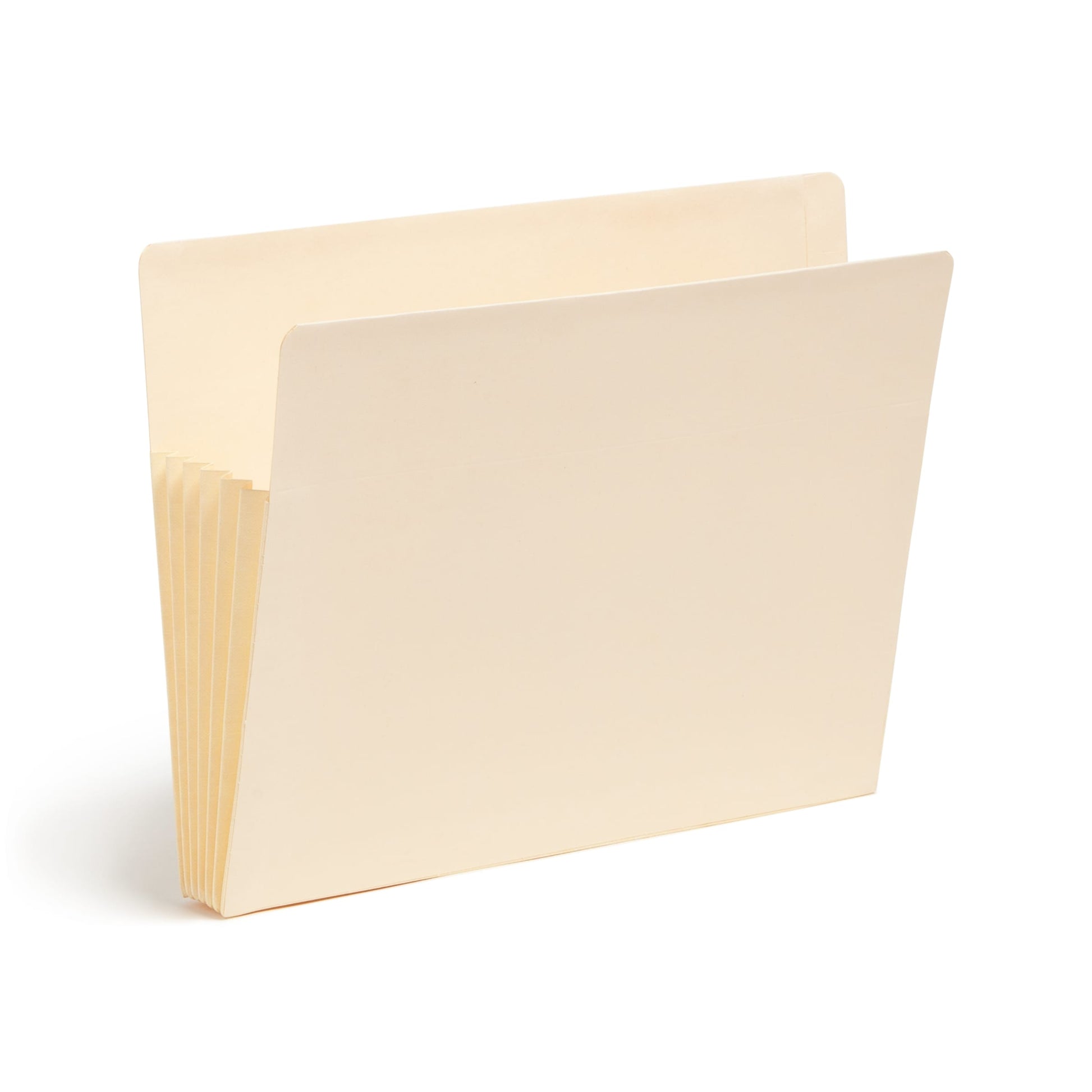 TUFF® Extra-Wide Reinforced End Tab File Pockets, Straight-Cut Tab, 5-1/4 inch Expansion, Manila Color, Letter Size, Set of 10, 30086486751606