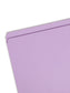 Reinforced Tab File Folders, Straight-Cut Tab, Lavender Color, Legal Size, Set of 100, 086486174107