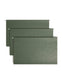 Standard Hanging File Folders with 1/3-Cut Tabs, Standard Green Color, Legal Size, Set of 25, 086486641357