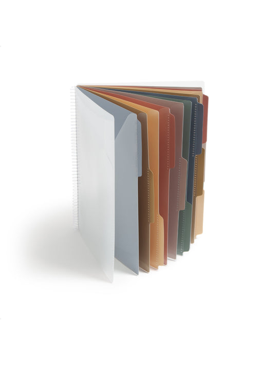 Poly Project Organizers, 24 Pockets, 1/3-Cut TabPoly Project Organizer, 1/3 Cut, 24 Pockets, 12 Dividers, Assorted Colors, Letter, Assorted Colors, Letter Size, Set of 1, 086486892131