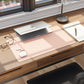 Vegan Leather Desk Pad, Dusty Rose Color, 23.6"X13.7" Size, Set of 1, 086486648394