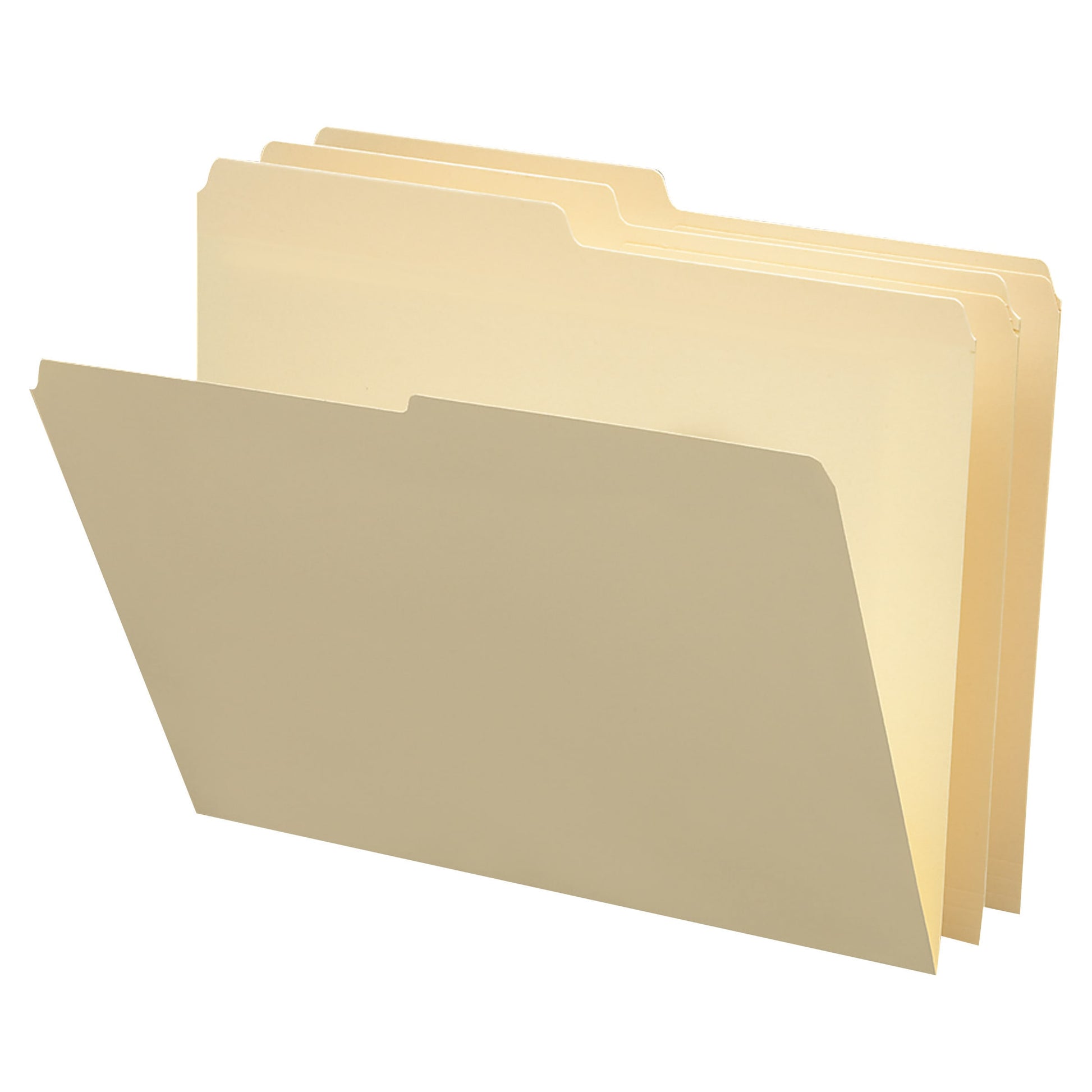 Standard File Folders, 1/2-Cut Tab, Manila Color, Letter Size, Set of 100, 086486103206