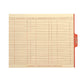 End Tab Out-Guides with Printed Form, 1/5-Cut Tab, Manila Color, Letter Size, Set of 100, 086486619103