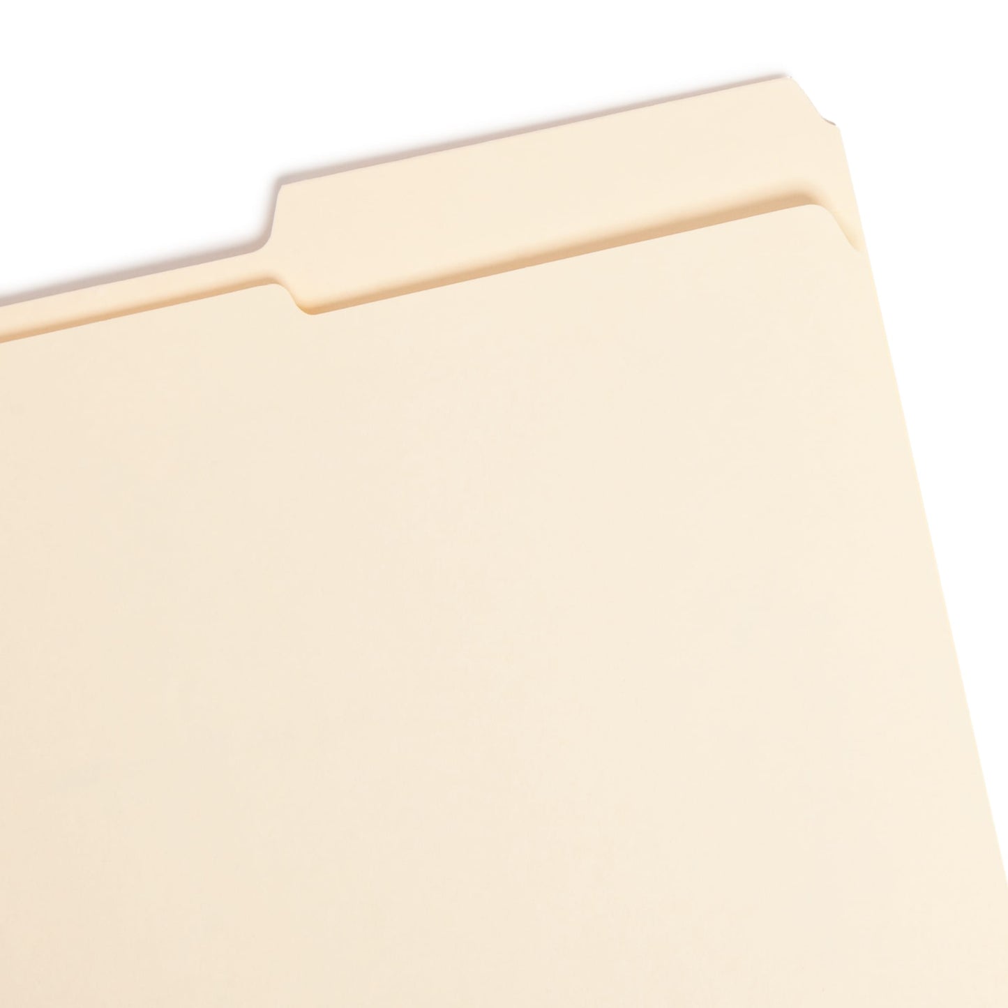 Reinforced Tab File Folders, 2/5-Cut Guide Height Right Tab, Manila Color, Letter Size, Set of 100, 086486103862