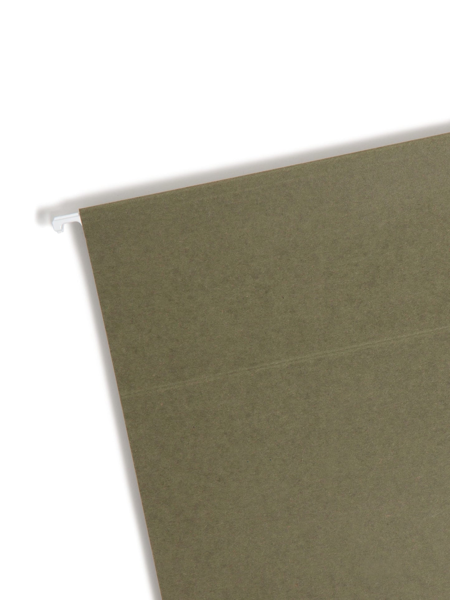 100% Recycled Hanging Box Bottom File Folders, Standard Green Color, Letter Size, Set of 25, 086486650908