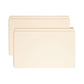 Reinforced Tab File Folders, Straight-Cut Tab, Manila Color, Legal Size, Set of 100, 086486153102