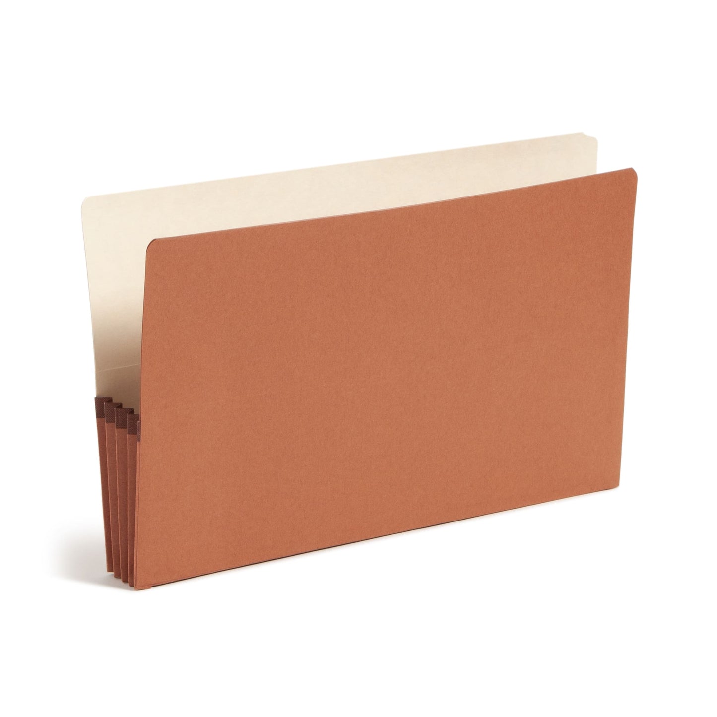 Reinforced End Tab File Pockets, 4 inch High Tab, 3-1/2 inch Expansion, Redrope Color, Legal Size, Set of 10, 30086486746244