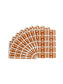 AlphaZ® ACCS Color Coded Alphabetic Labels - Sheets, Dark Brown Color, 1" X 1-5/8" Size, Set of 100, 086486671910