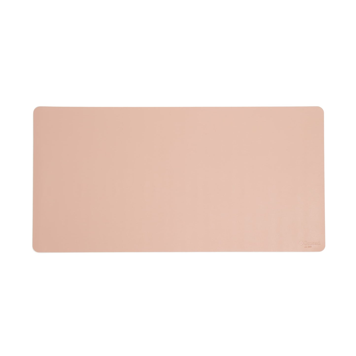 Vegan Leather Desk Pad, Dusty Rose Color, 31.5"X15.7" Size, Set of 1, 086486648349