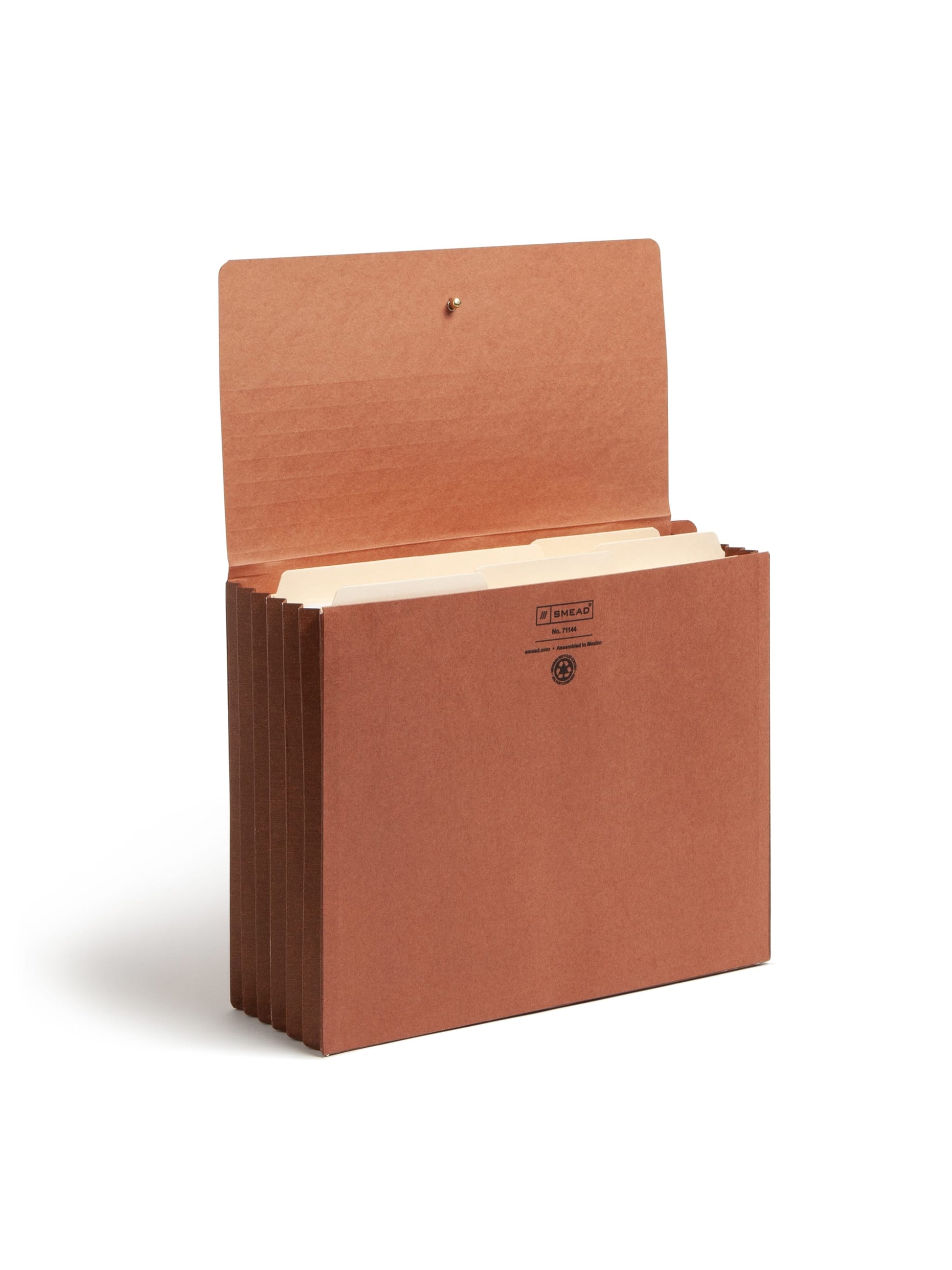 Extra Wide Redrope End Tab Wallets, Straight Cut Tab, 5-1/4 Inch Expansion, Redrope Color, Extra Wide Letter Size, Set of 10, 30086486711440