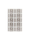 AlphaZ® ACCS Color Coded Alphabetic Labels - Sheets, Gray Color, 1" X 1-5/8" Size, Set of 100, 086486671903