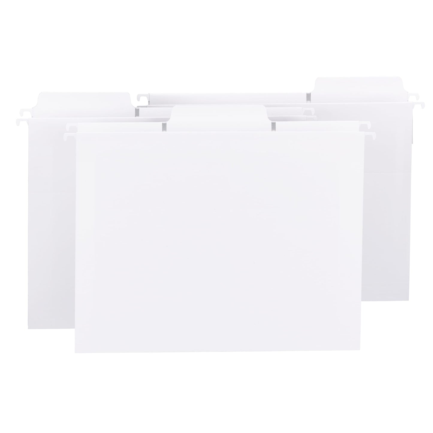 FasTab® Hanging File Folders, 1/3-Cut Tab, White Color, Letter Size, Set of 20, 086486640022