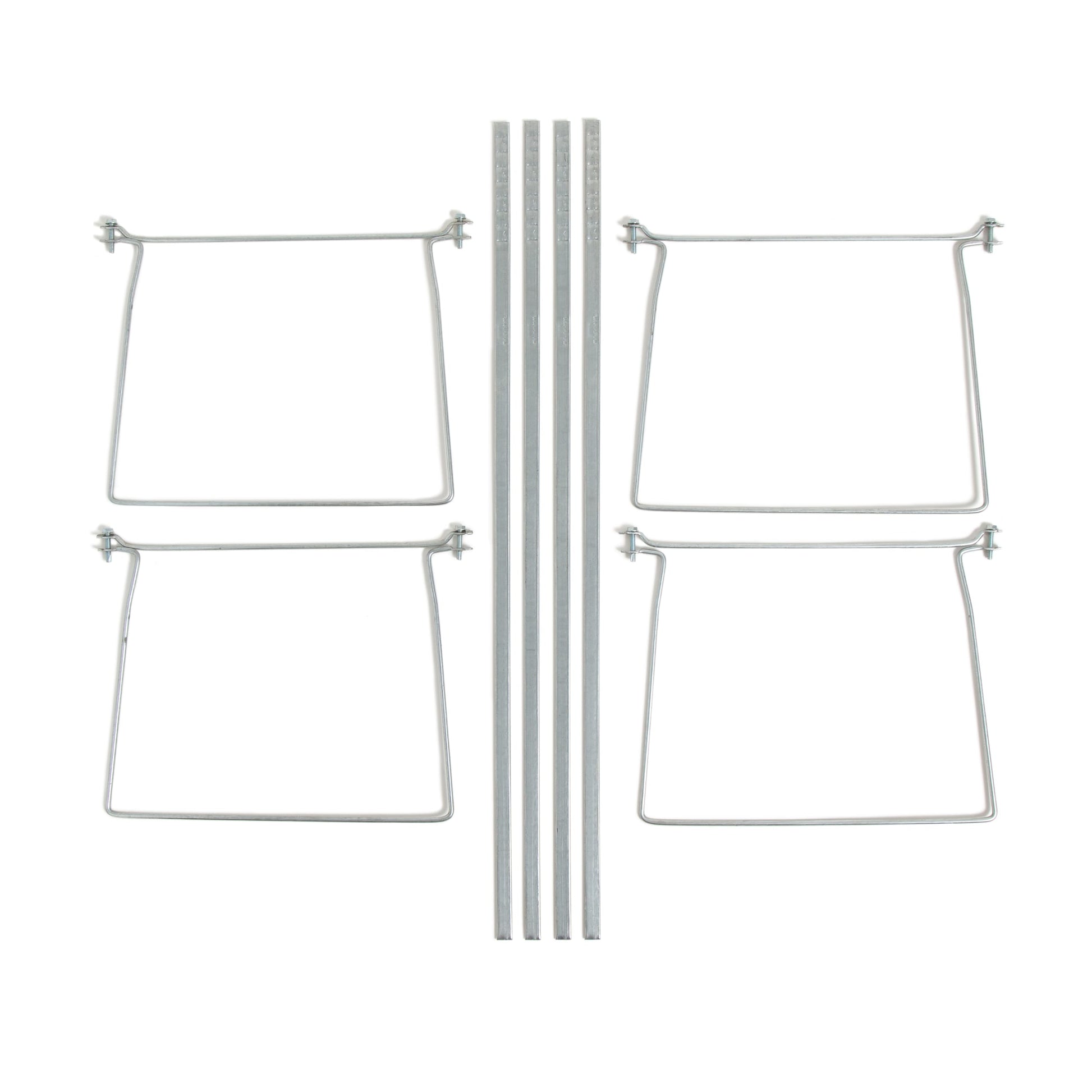 Hanging File Folder Frame, Gray Color, Letter Size, Set of 2, 086486648721