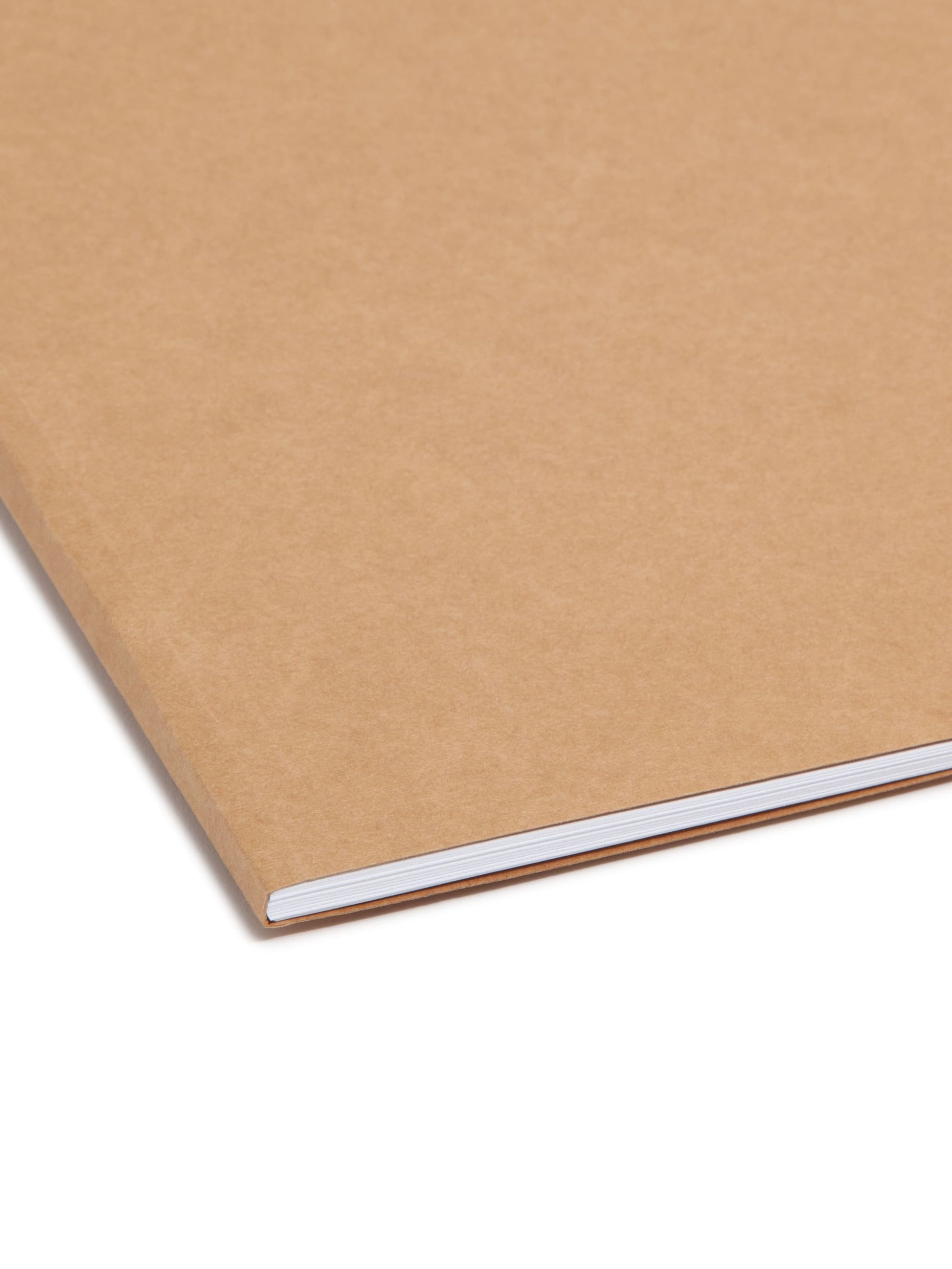 Reinforced Tab Fastener File Folders, 1/3-Cut Tab, 1 Fastener, Kraft Color, Legal Size, Set of 50, 086486198349