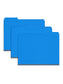 Pressboard File Folder, 1 inch Expansion, 1/3-Cut Tab, Dark Blue Color, Letter Size, Set of 25, 086486215411
