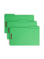 Reinforced Tab Fastener File Folders, 1/3-Cut Tab, 2 Fasteners, Green Color, Legal Size, Set of 50, 086486171403