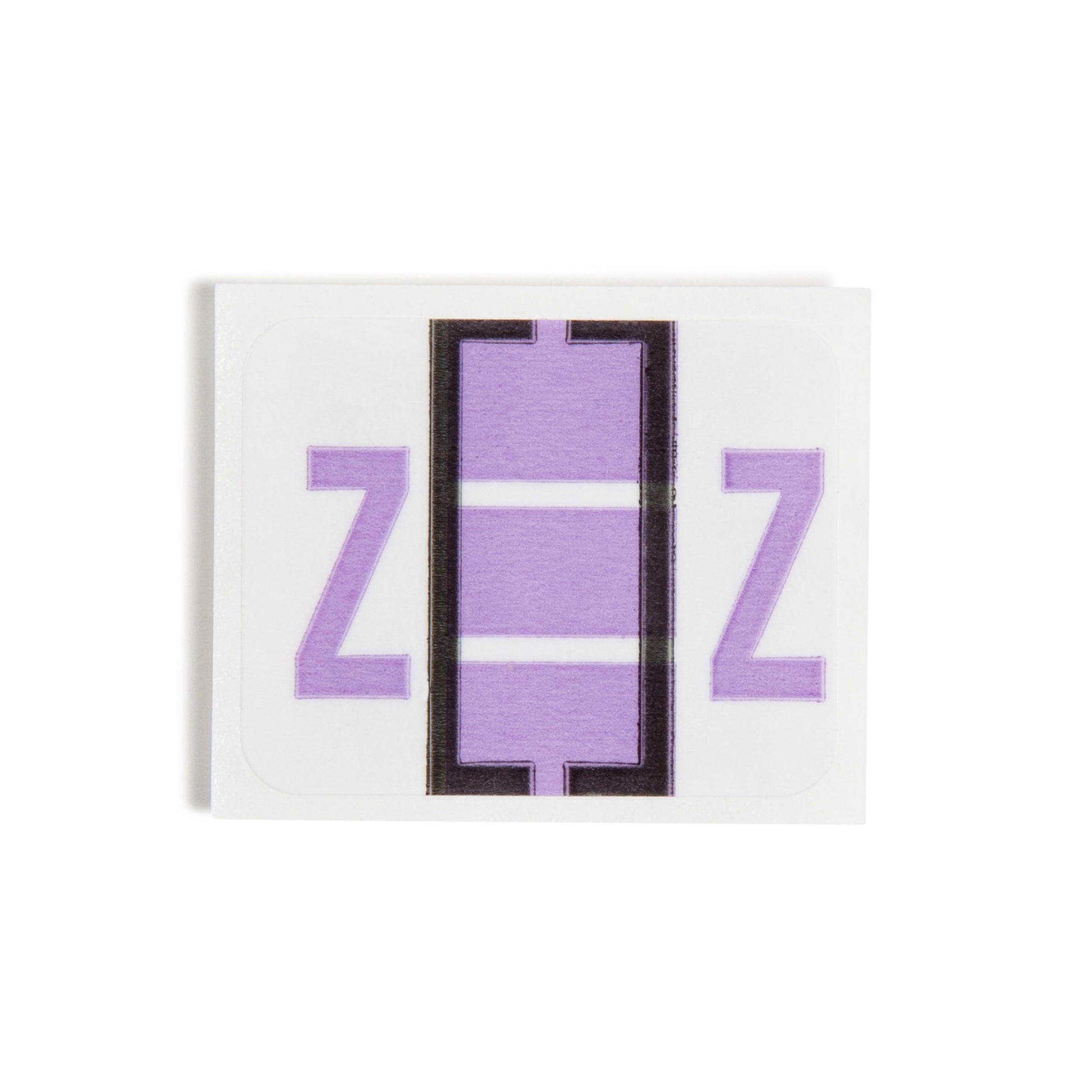 BCCR Bar Style Color-Coded Alphabetic Labels, A-Z Rolls, Lavender Color, 1-1/4" X 1" Size, Set of 50, 086486670968