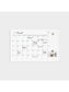 Decor Frame Dry Erase Calendar Board, White, White, 30" x 20", 3 x 2, White, 30" X 20" Size, Set of 1, 817894020751