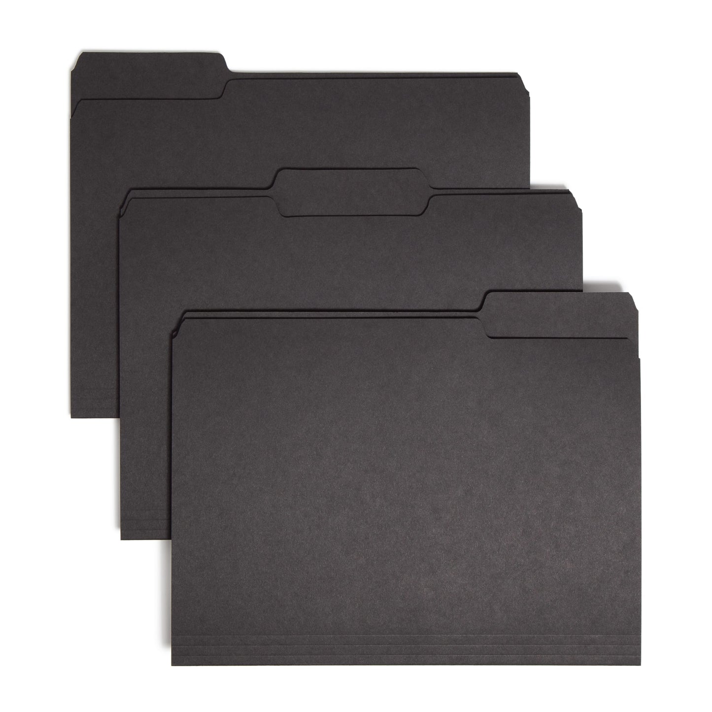 Interior File Folders, Black Color, Letter Size, Set of 100, 086486102438