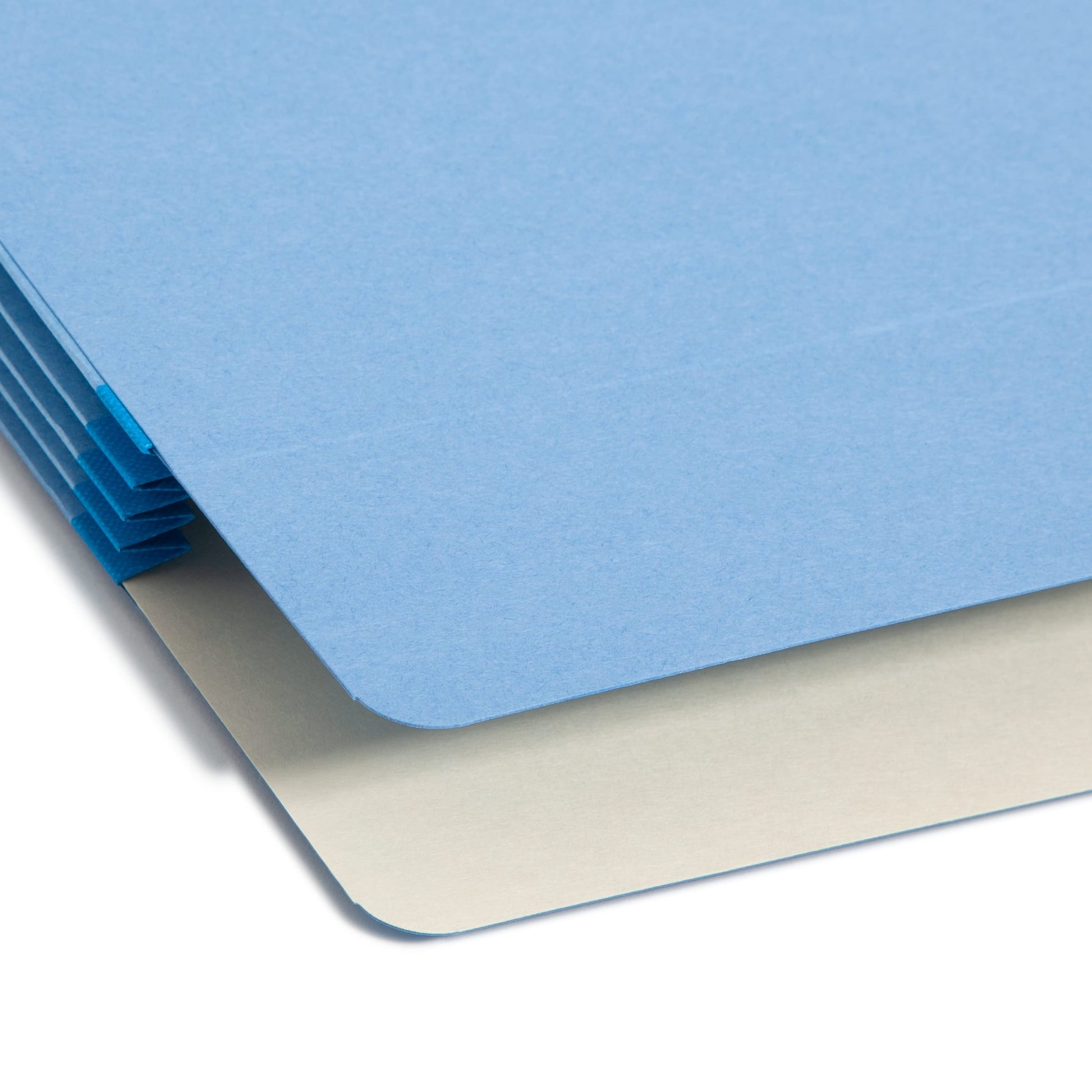 File Pockets, 3-1/2 inch Expansion, Straight-Cut Tab, Blue Color, Letter Size, Set of 25, 30086486732254