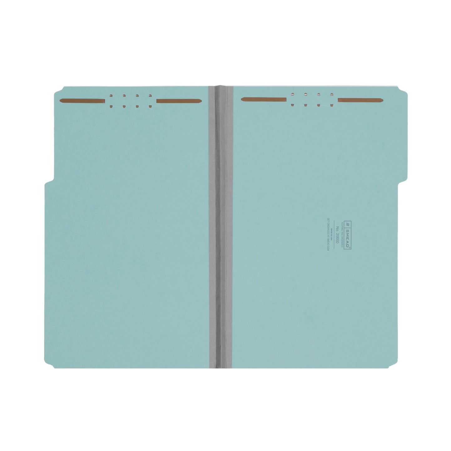 Pressboard Fastener File Folders, 1 inch Expansion, Blue Color, Legal Size, Set of 25, 086486200004