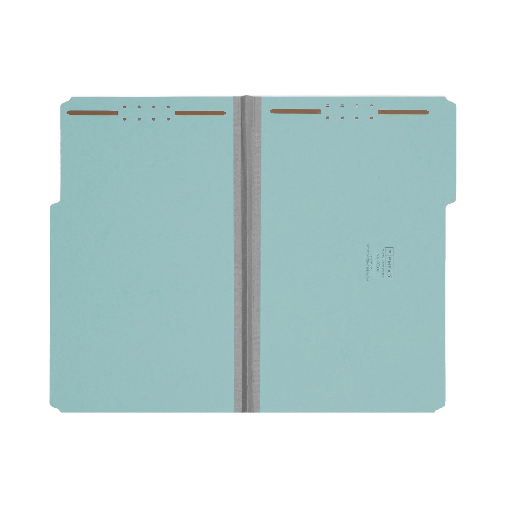Pressboard Fastener File Folders, 1 inch Expansion, Blue Color, Legal Size, Set of 25, 086486200004