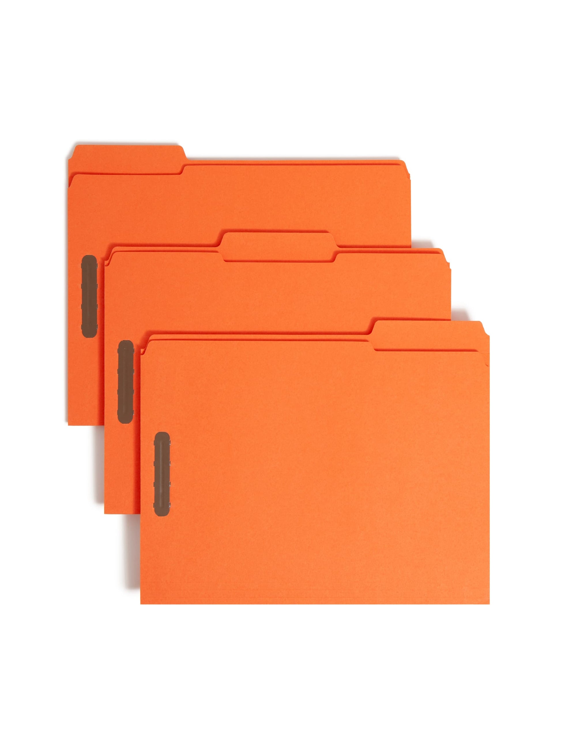Reinforced Tab Fastener File Folders, 1/3-Cut Tab, 2 FastenersReinforced Tab Fastener File Folders, 1/3 Cut, Orange, Letter, Orange, Letter Size, Set of 50, 086486125406