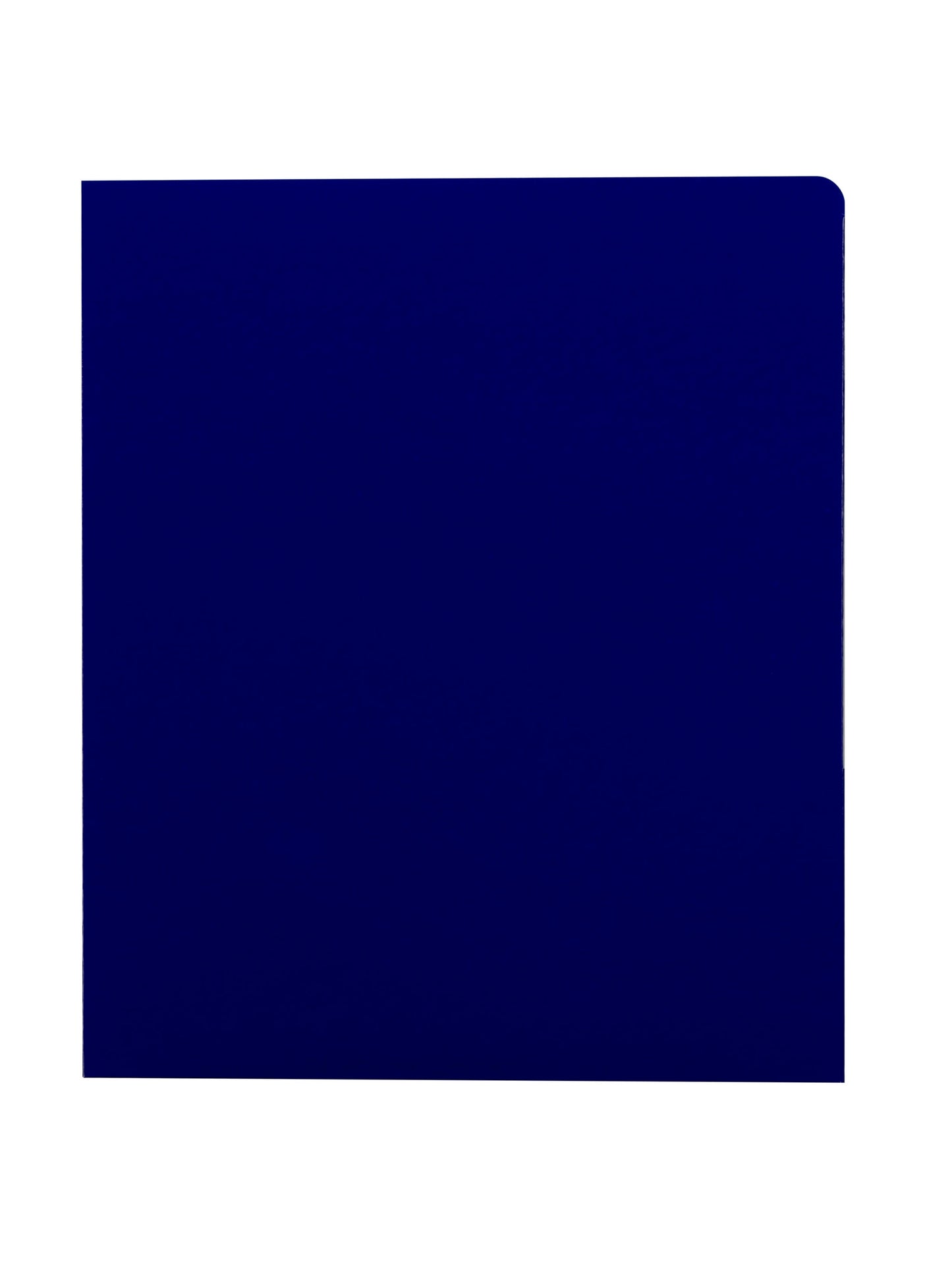 High Gloss Two-Pocket Folders, Navy Blue Color, Letter Size, 30086486878778