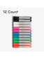 Bullet Tip Liquid Chalk Dry Erase Markers, Assorted Colors, 1.5" x 4.2" x 6", Assorted Colors, 1.5" X 4.2" X 6" Size, Set of 12, 817894029136