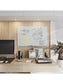 Floating Glass Non-Magnetic Dry Erase Board, White, 35" x 23", 3 x 2, White, 35" X 23" Size, Set of 1, 817894027989