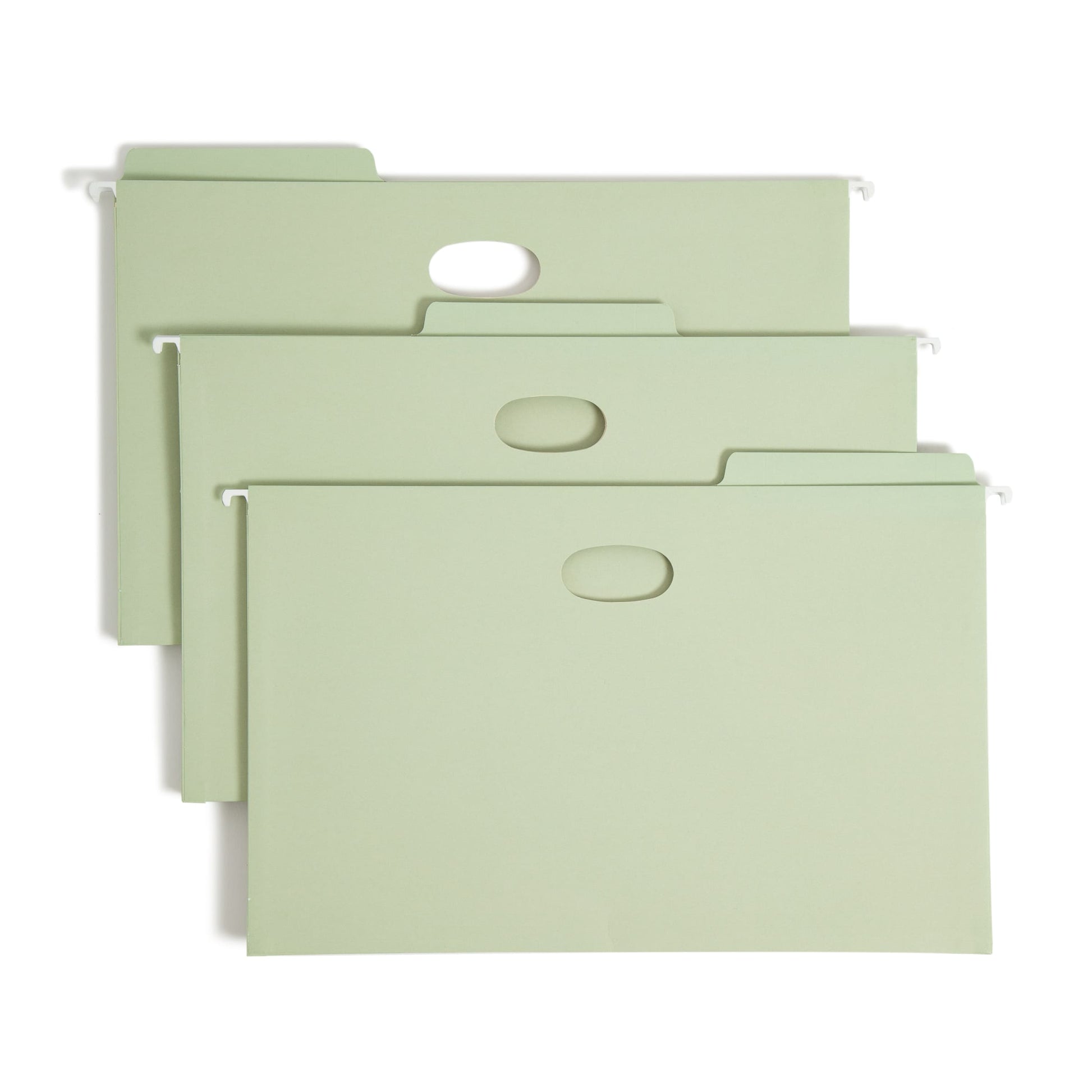 FasTab® Extra Capacity Hanging File Folders, 1/3-Cut Tab, Moss Green Color, Legal Size, Set of 1, 086486643221
