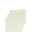 Heavyweight Filing Guides with Blank Tabs, Gray/Green Color, Letter Size, Set of 100, 086486503341