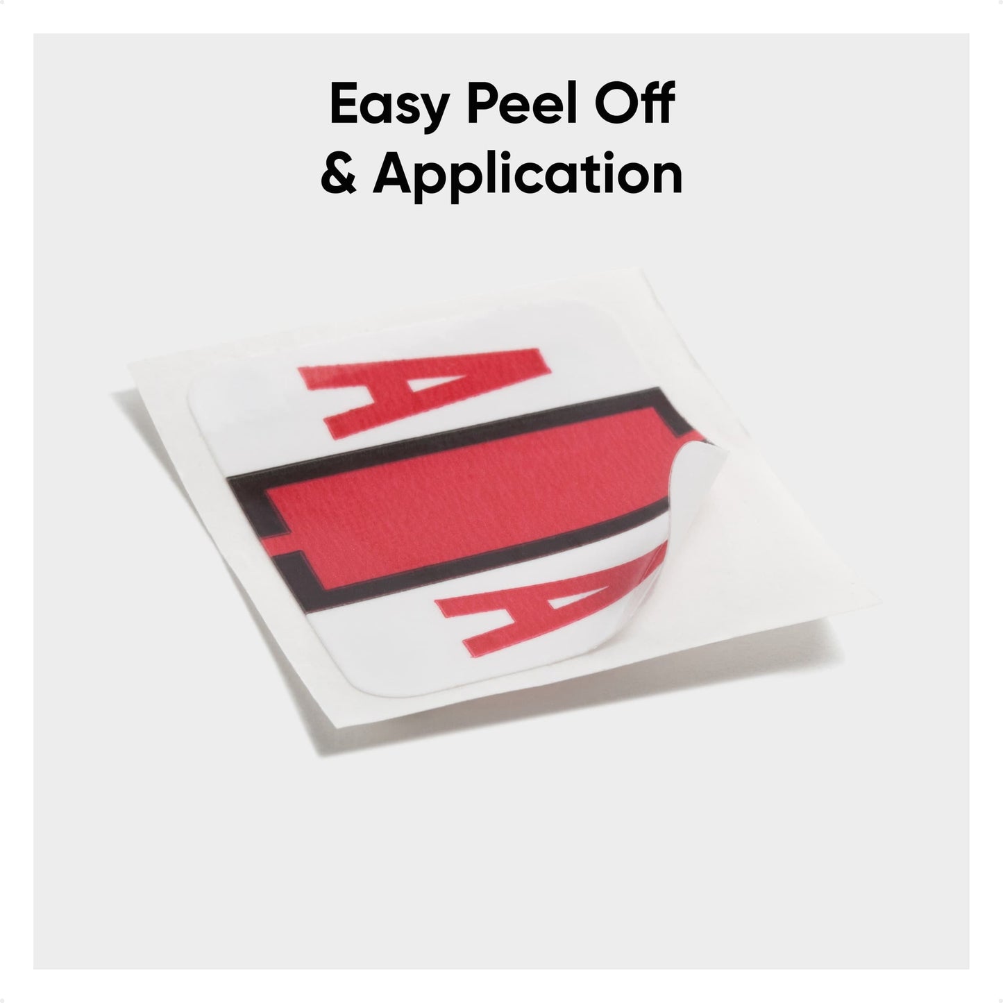 BCCR Bar Style Color-Coded Alphabetic Labels, A-Z Rolls, Assorted Colors Color, 1-1/4" X 1" Size, Set of 13000, 086486670708