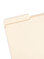 Heavy Duty Reinforced Tab File Folders, 1/3-Cut Tab, Manila Color, Letter Size, Set of 45, 086486104388