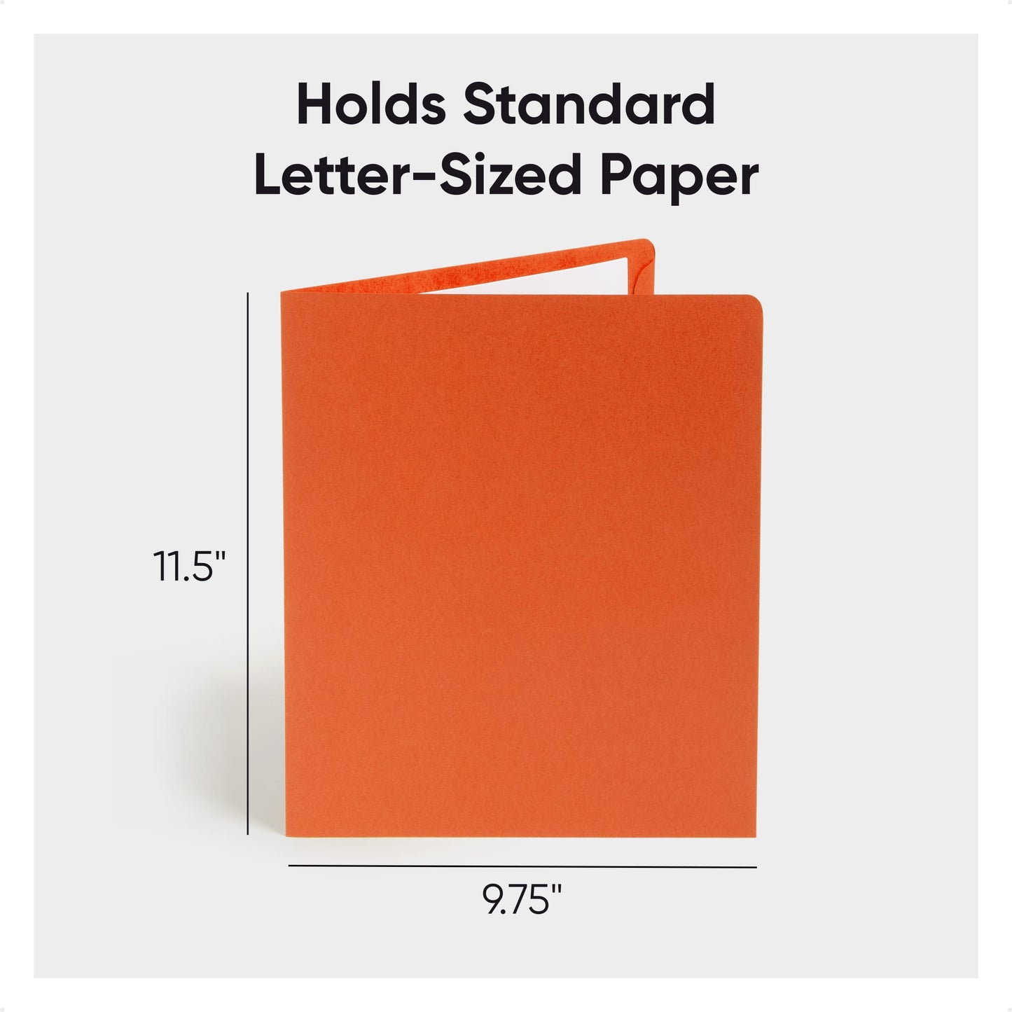 Orange Color, Letter Size, Set of 25, 30086486878587