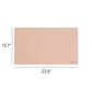 Vegan Leather Desk Pad, Dusty Rose Color, 23.6"X13.7" Size, Set of 1, 086486648394