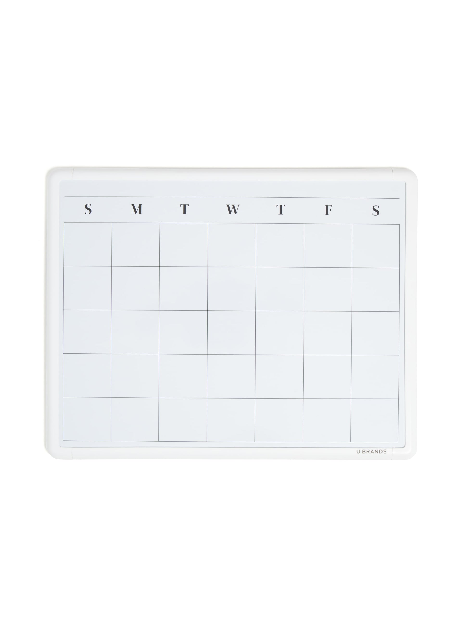 Contempo Frame Dry Erase Calendar Board, Contempo, White, White, 1" x 1", 2' or smaller, White, 1" X 1" Size, Set of 1, 812296022600