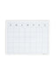 Contempo Frame Dry Erase Calendar Board, Contempo, White, White, 1" x 1", 2' or smaller, White, 1" X 1" Size, Set of 1, 812296022600