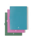 6 Pocket U-Eco Poly Expanding File, U-Eco, 1/6 Cut, 6" Expansion, 6 Pockets, 5 Dividers, Assorted Colors, Assorted Colors, Set of 3, 843463165929