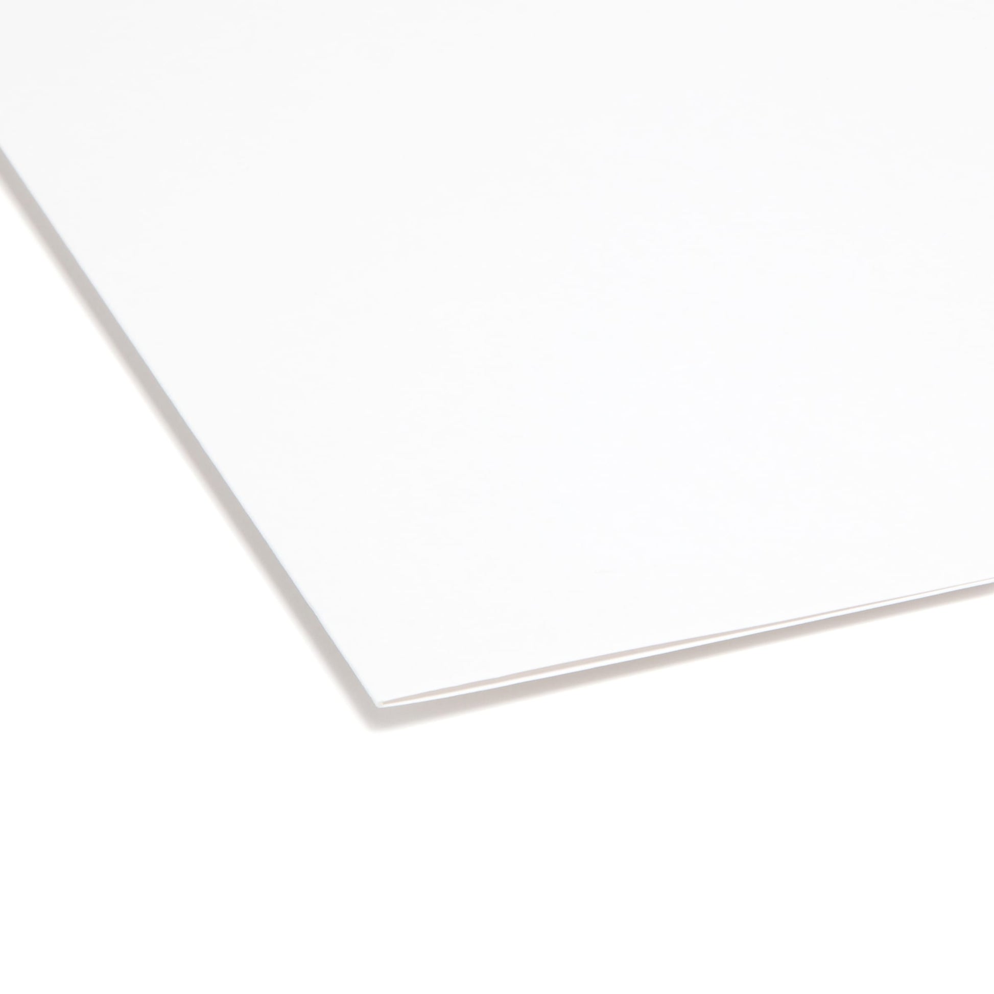 Reinforced Tab File Folders, Straight-Cut Tab, White Color, Letter Size, Set of 100, 086486128100