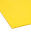 Reinforced Tab File Folders, 1/3-Cut Tab, Yellow Color, Letter Size, Set of 100, 086486129343