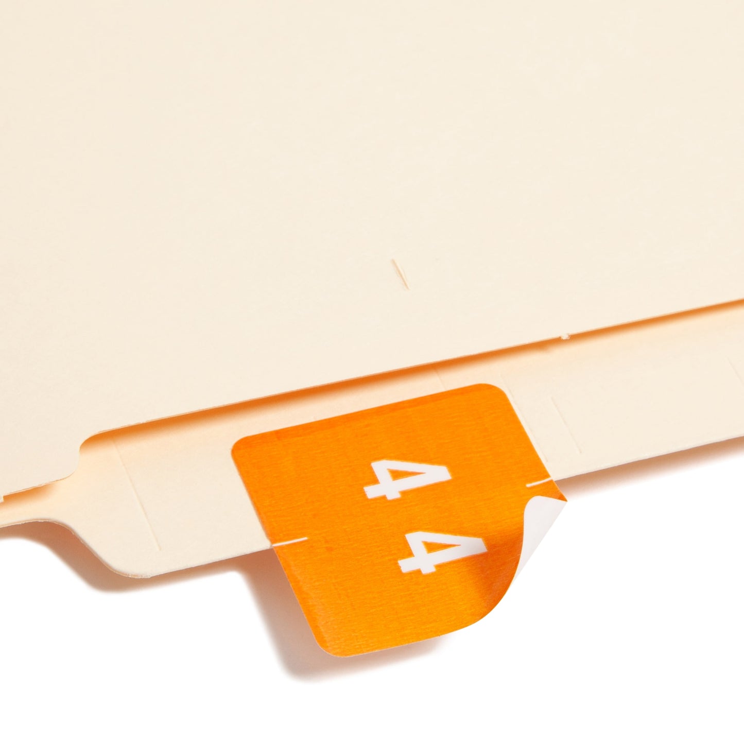 DCC Color-Coded Numeric Labels - Rolls, Orange Color, 1-1/2" X 1-1/2" Size, Set of 250, 086486674249