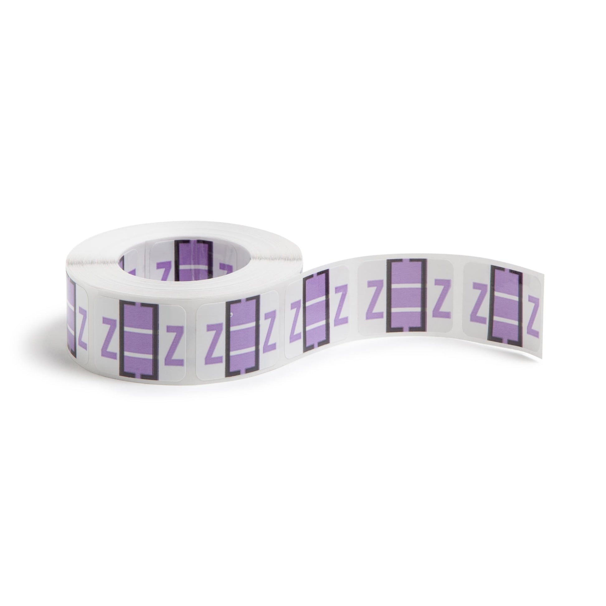BCCR Bar Style Color-Coded Alphabetic Labels, A-Z Rolls, Lavender Color, 1-1/4" X 1" Size, Set of 50, 086486670968