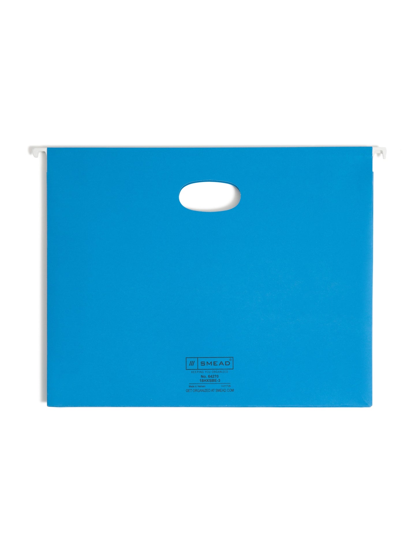 Hanging File Pockets with Tabs, 3" Expansion, Blue Color, Letter Size, Set of 25, 086486642705