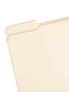 Reinforced Tab File Folders, 1/3-Cut Left Tab, Manila Color, Letter Size, Set of 100, 086486103350