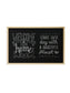 MDF Frame Magnetic Chalkboard, Birch, Black, 35" x 23", 3 x 2, Black, 35" X 23" Size, Set of 1, 843463132631