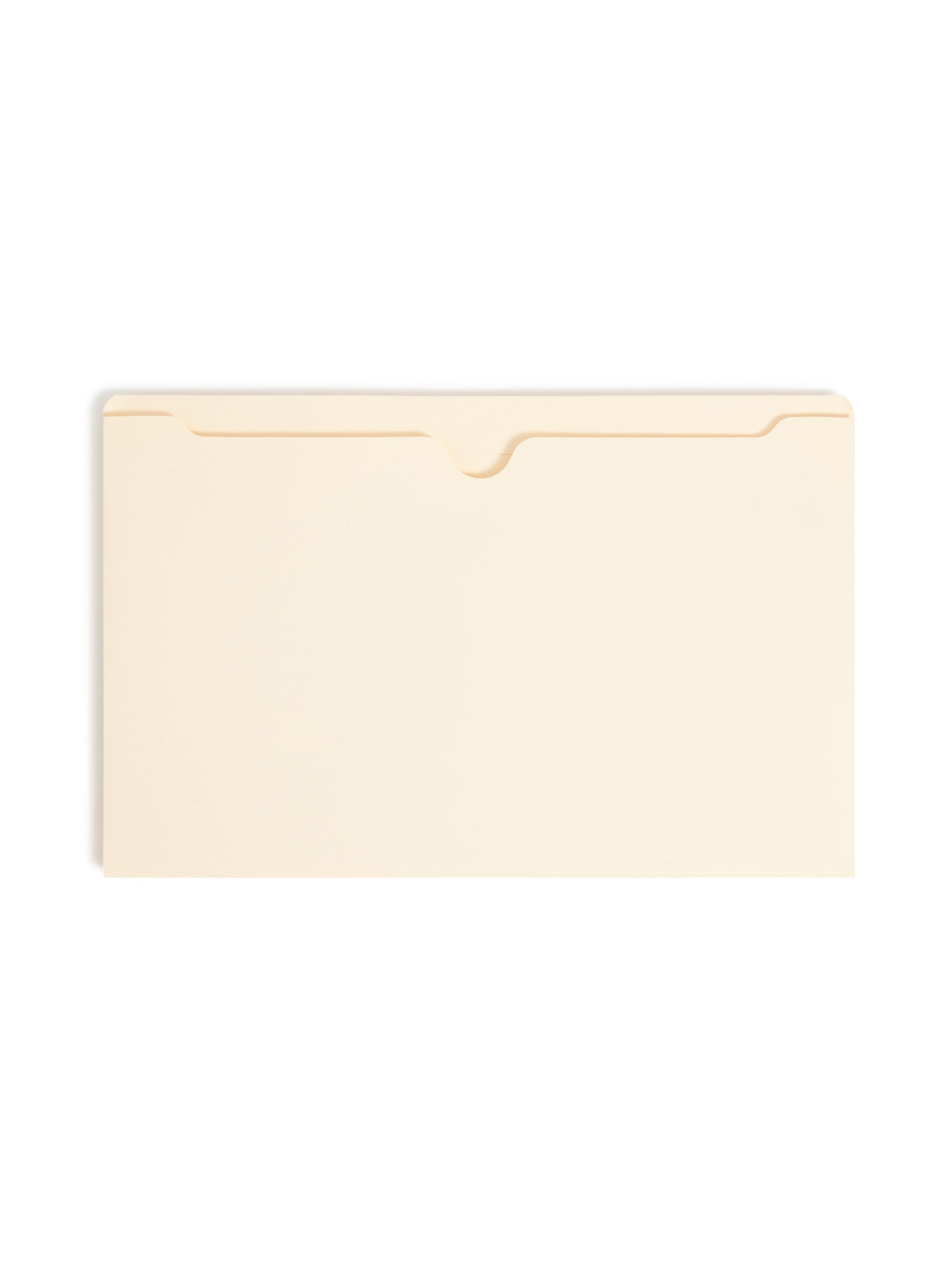 File Jackets, 2 inch Expansion, Straight-Cut Tab, Manila Color, Legal Size, Set of 50, 30086486765603