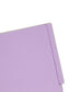 Shelf-Master® Reinforced Tab End Tab File Folders, Straight-Cut Tab, Lavender Color, Letter Size, Set of 50, 086486255400