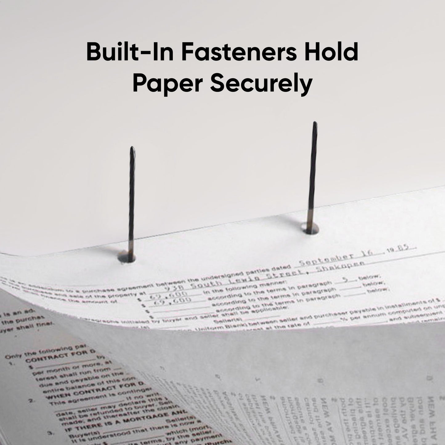Folder Dividers with Fasteners, Manila Color, Letter Size, Set of 25, 086486355995