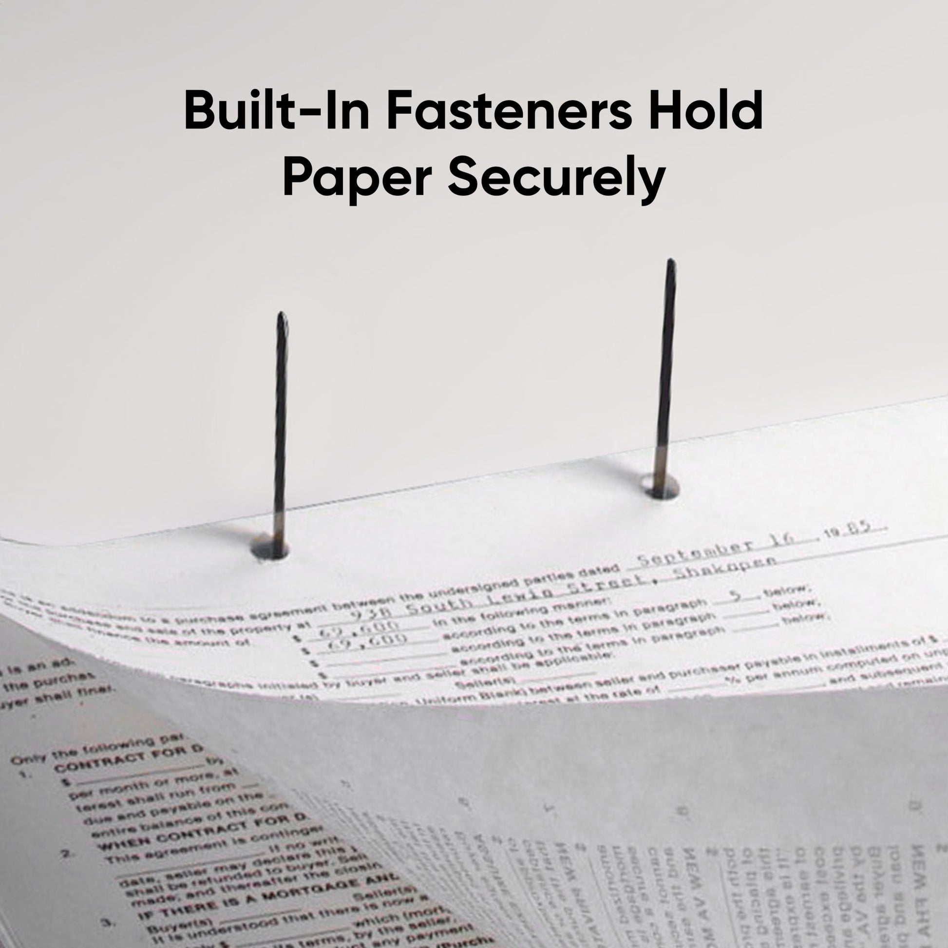 Folder Dividers with Fasteners, Manila Color, Letter Size, Set of 25, 086486355995